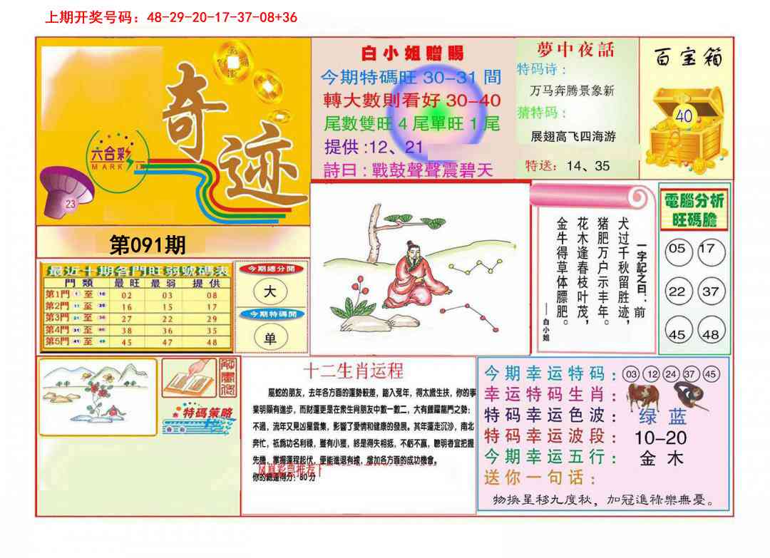 091期九龍奇迹A(推荐)[图]